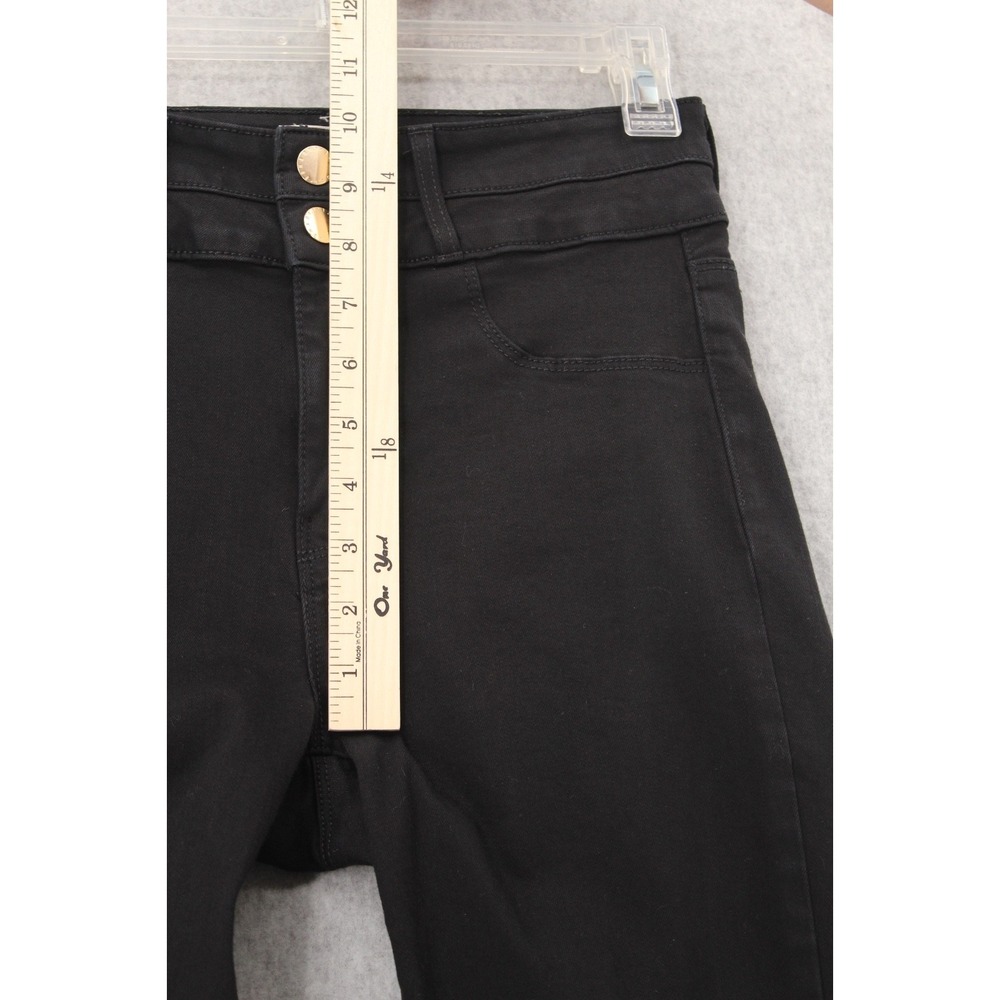 L'Agence Peyton High Rise Skinny Jeans womens 26 Black Ankle Stretch - Picture 8 of 12
